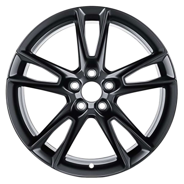 2019 chevrolet camaro wheel 20 black aluminum 5 lug w5875b 1