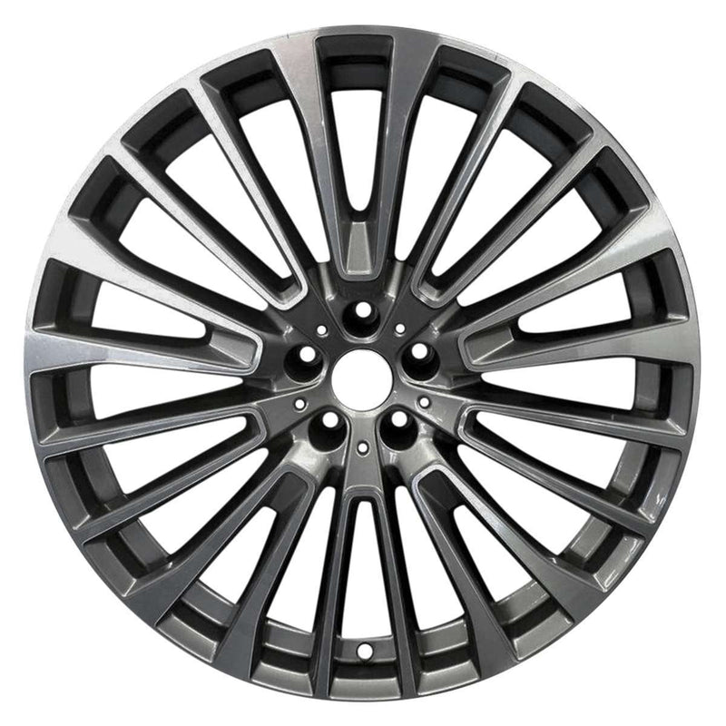 2019 BMW X7 Wheel 22" Machined Dark Charcoal Aluminum 5 Lug W96475MDC-1