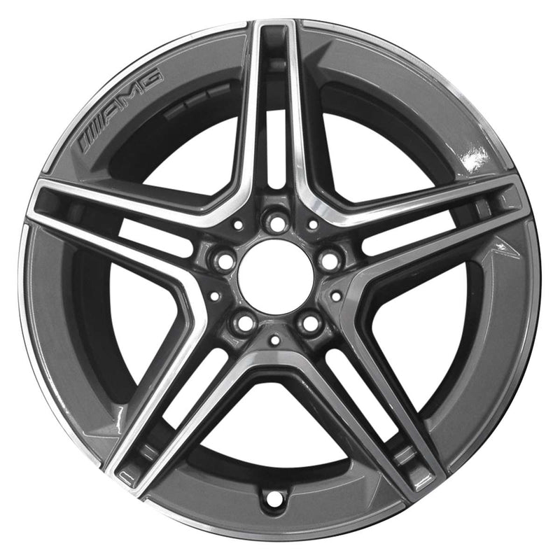 2020 Mercedes C300 Wheel 18" Machined Charcoal Aluminum 5 Lug W85695MC-2