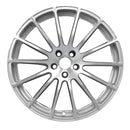 2014 Maserati Quattroporte Rueda 20" Aluminio plateado mecanizado 5 lengüetas W96604MS-4