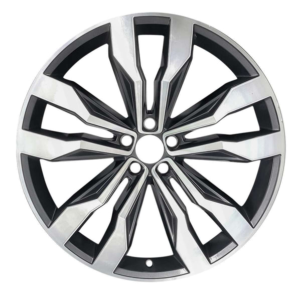 2020 Volkswagen Atlas Wheel 21" Machined Charcoal Aluminum 5 Lug W96658MC-2