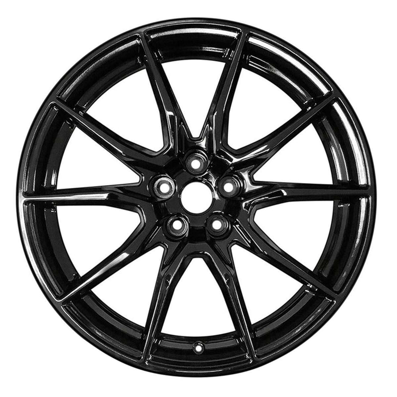 2019 ford shelby wheel 19 black aluminum 5 lug w10223b 2