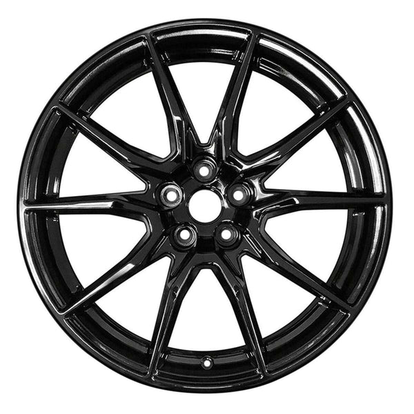 2020 ford mustang wheel 19 black aluminum 5 lug w10223b 3