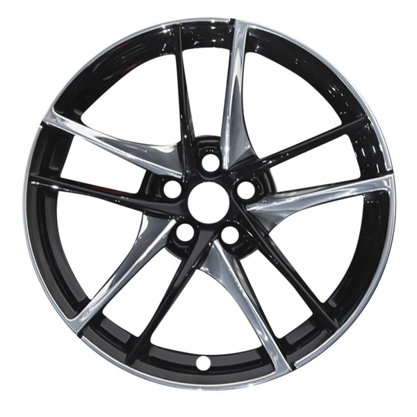 2020 Toyota Supra Wheel 19" Polished Black Aluminum 5 Lug W96823PB-1