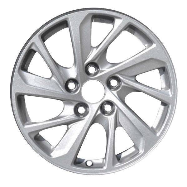 2019 Mitsubishi Eclipse Wheel 16" Silver Aluminum 5 Lug W96824S-1