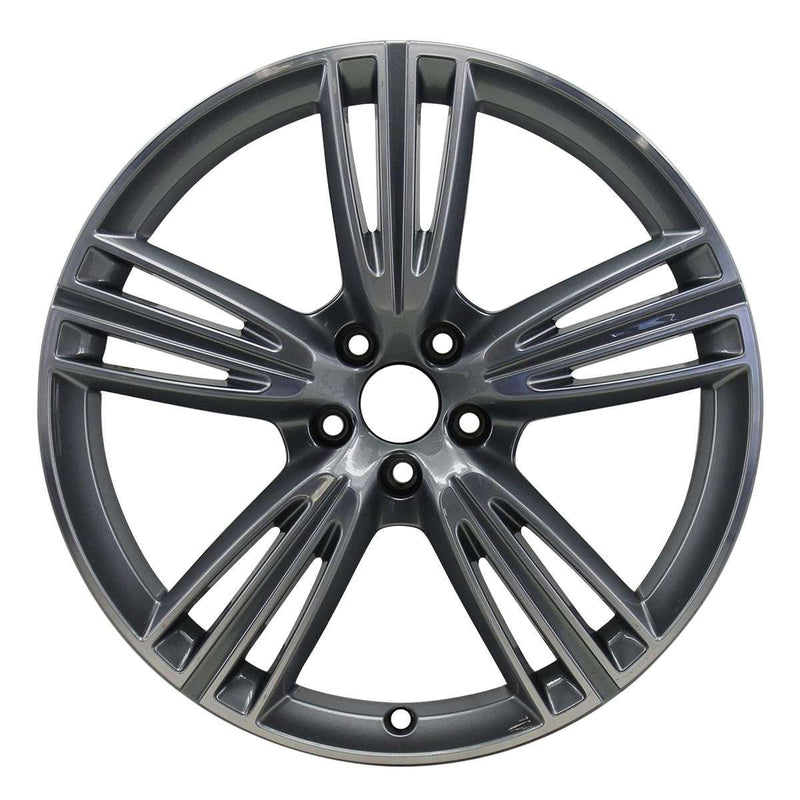 2013 Audi S6 Wheel 20" Machined Charcoal Aluminum 5 Lug W96846MC-1