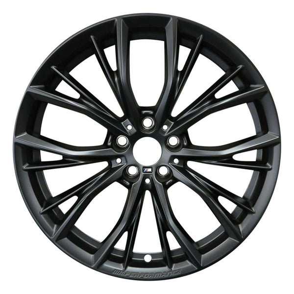 2020 BMW 540i Wheel 19" Matte Black Aluminum 5 Lug W96878MEB-3