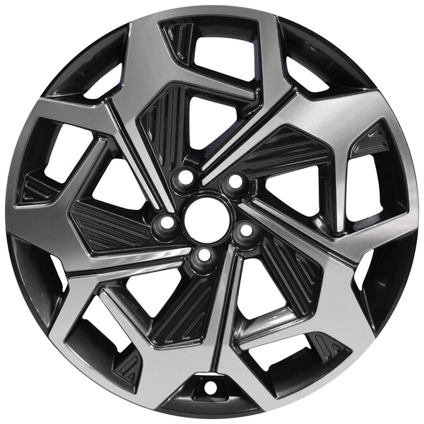 2021 Hyundai Palisade Wheel 20" Machined Dark Charcoal Aluminum 5 Lug W96971MDC-1