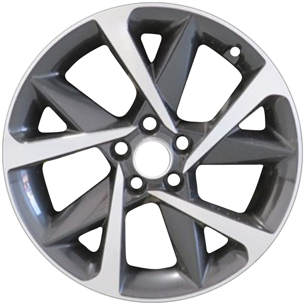 2021 Hyundai Sonata Wheel 19" Machined Charcoal Aluminum 5 Lug W96972MC-1