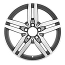 2008 Mercedes B200 Wheel 17" Machined Charcoal Aluminum 5 Lug W97077MC-1