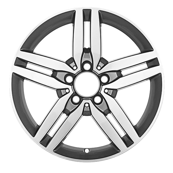 2008 Mercedes B200 Wheel 17" Machined Charcoal Aluminum 5 Lug W97077MC-1