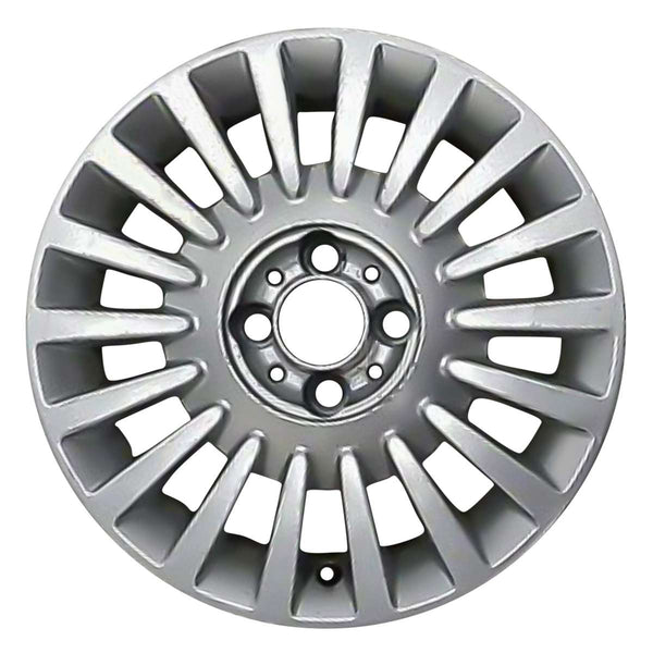 2011 Fiat 500 Wheel 15" Silver Aluminum 4 Lug W97090S-1