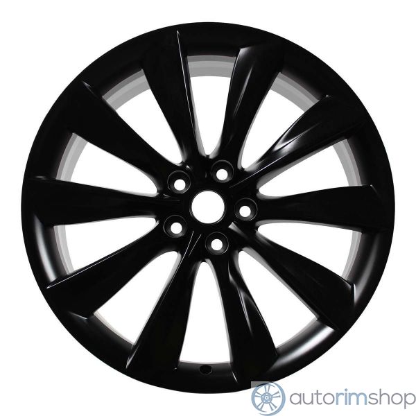 2019 Tesla Model Wheel 21" Matte Black Aluminum 5 Lug W97095B-14