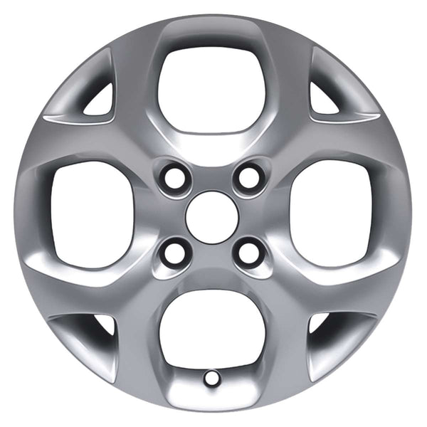 2010 Ford Fiesta Wheel 15" Silver Aluminum 4 Lug W97101S-2