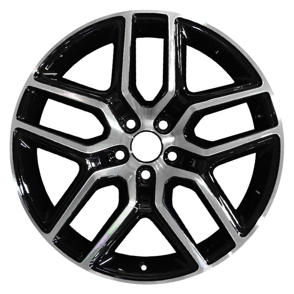 2016 Ford Explorer Wheel 20" Machined Gloss Black Aluminum 5 Lug W97213MB-1