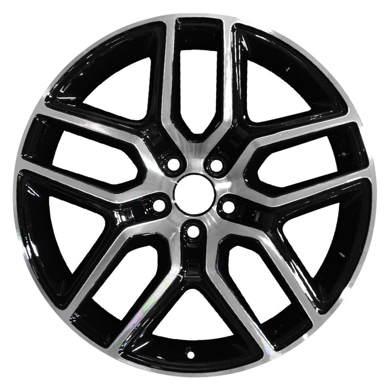 2016 Ford Explorer Wheel 20" Machined Gloss Black Aluminum 5 Lug W97213MB-1