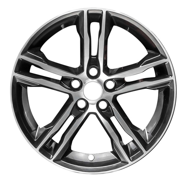 2015 Ford Focus Wheel 18" Machined Black Aluminum 5 Lug W97263MB-1