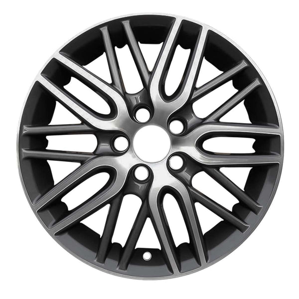 2010 Honda Civic Wheel 18" Machined Charcoal Aluminum 5 Lug W97305MC-2