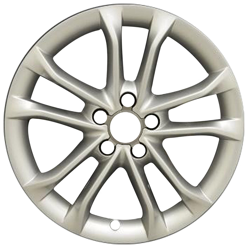 2013 Audi Q3 Rueda 18" Plata Aluminio 5 Lug W97320S-2