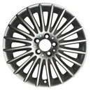 2014 Mercedes E550 Rueda 18" Plata Aluminio 5 Lug W97361S-2