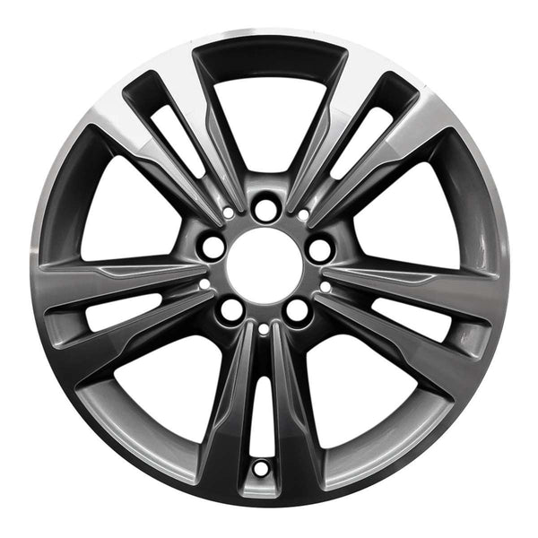 2016 Mercedes E350 Wheel 17" Machined Charcoal Aluminum 5 Lug W97367MC-1