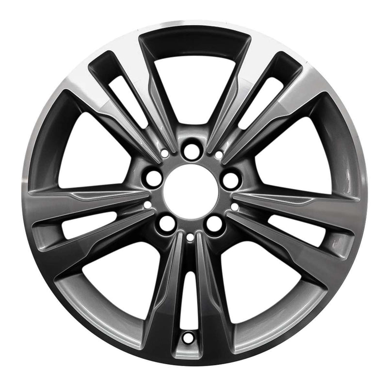 2016 Mercedes E350 Wheel 17" Machined Charcoal Aluminum 5 Lug W97367MC-1