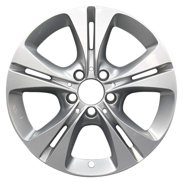 2013 Mercedes C350 Wheel 17" Silver Aluminum 5 Lug W97375S-3