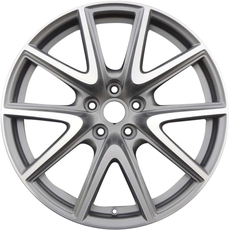 2010 Aston Martin Wheel 19" Machined Charcoal Aluminum 5 Lug W97424MC-1