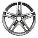 2013 Mercedes S350 Rueda 18" Aluminio Carbón Maquinado 5 Lug W97455MC-1