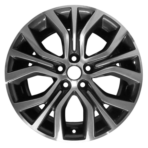 2016 mitsubishi outlander wheel 18 machined charcoal aluminum 5 lug rw97498mc 1