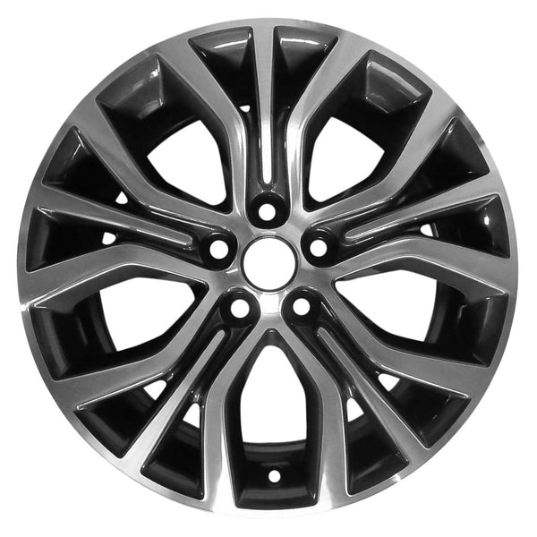 2016 Mitsubishi Outlander Wheel 18" Machined Charcoal Aluminum 5 Lug W97498MC-5