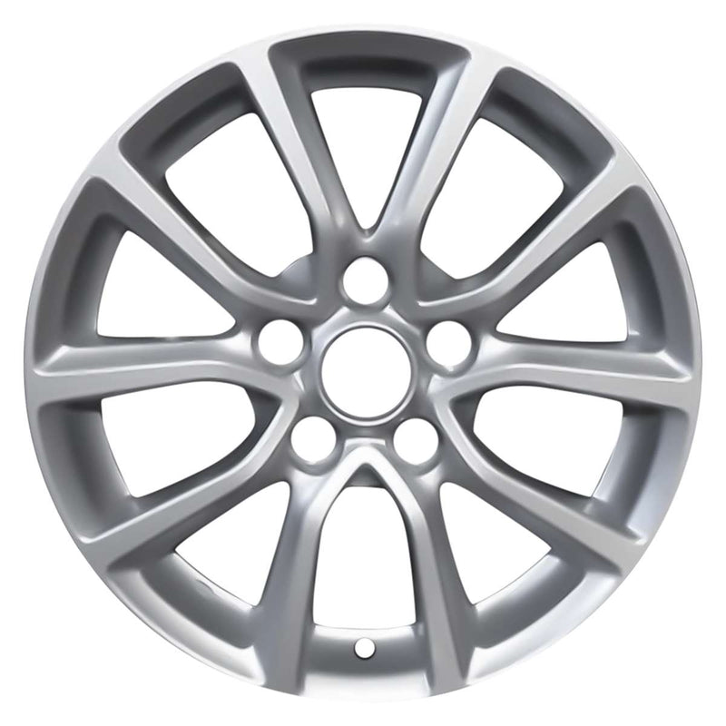 2012 Audi R8 Wheel 18" Silver Aluminum 5 Lug W97523S-6