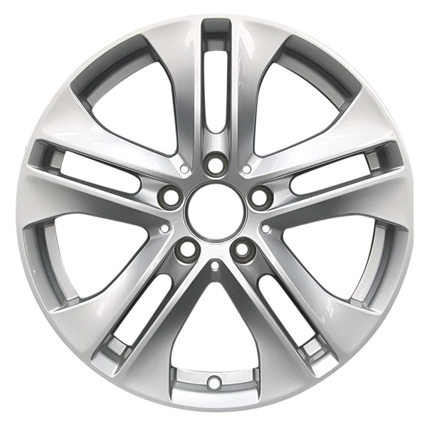 2014 Mercedes C350 Wheel 17" Silver Aluminum 5 Lug W97605S-3