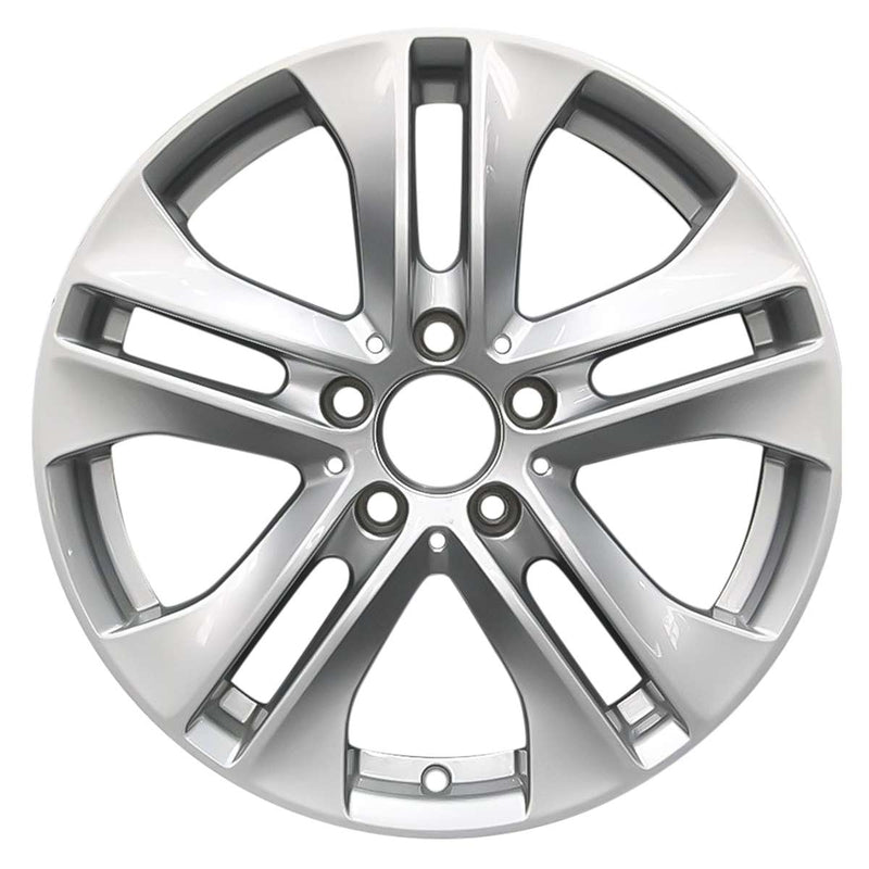 2014 Mercedes C350 Wheel 17" Silver Aluminum 5 Lug W97605S-3