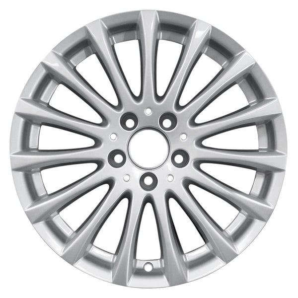 2014 Mercedes C220 Wheel 17" Silver Aluminum 5 Lug W97627S-7