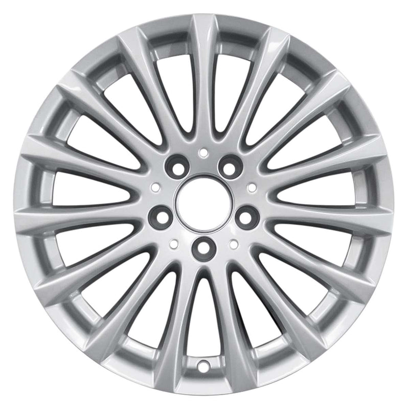 2014 Mercedes C220 Rueda 17" Plata Aluminio 5 Lug W97627S-7