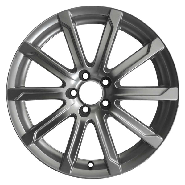 2011 Audi A6 Rueda 18" Plata Aluminio 5 Lug W97689S-3