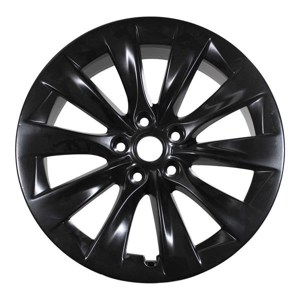 2017 Tesla Model Wheel 19" Black Aluminum 5 Lug W97755B-2