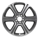 2016 Mercedes C300 Rueda 19" Aluminio Carbón Maquinado 5 Lug W97844MC-1