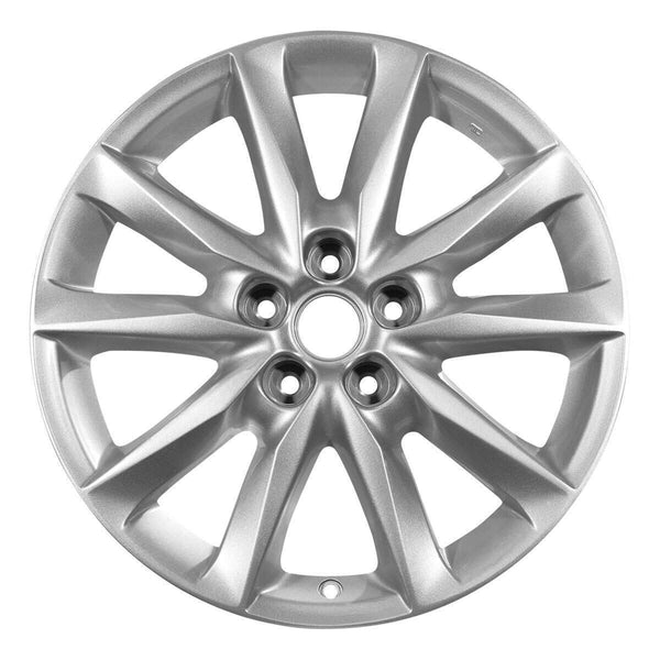 2018 mazda 3 wheel 18 silver aluminum 5 lug rw64940s 2