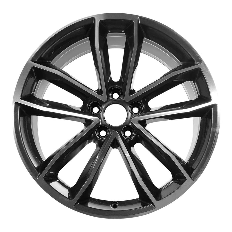 2018 Audi S5 Wheel 19" Machined Charcoal Aluminum 5 Lug W97940MC-1