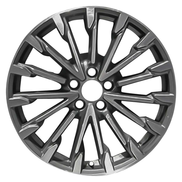 2018 Audi Q5 Wheel 19" Machined Charcoal Aluminum 5 Lug W97945MC-1