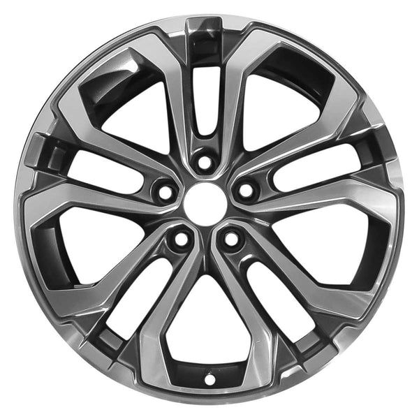 2018 gmc terrain wheel 19 machined charcoal aluminum 5 lug w5899mc 1