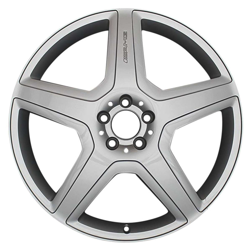 2009 Mercedes R350 Wheel 21" Silver Aluminum 5 Lug W98135S-1