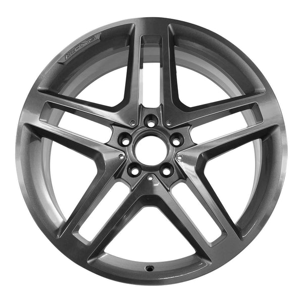 2014 Mercedes GLK250 Wheel 20" Machined Charcoal Aluminum 5 Lug W98136MC-1