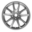 2007 Porsche 911 Wheel 19" Silver Aluminum 5 Lug W98161S-1
