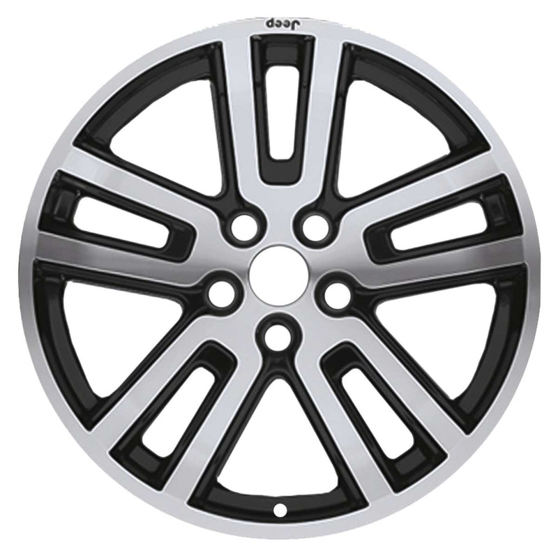 2012 Jeep Liberty Wheel 18" Polished Black Aluminum 5 Lug W98188PB-2