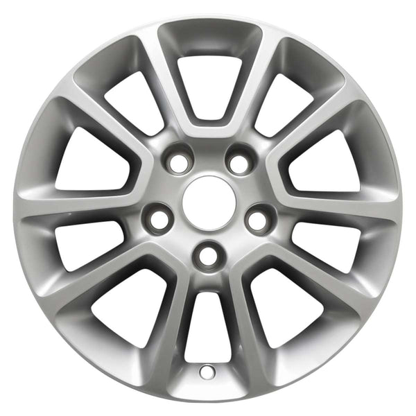 2012 Dodge Grand Wheel 17" Silver Aluminum 5 Lug W98309S-1