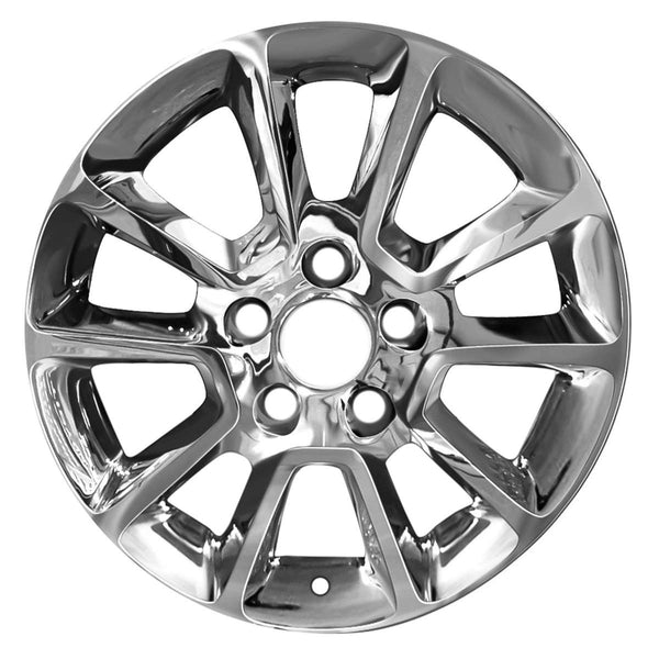 2013 Dodge Grand Wheel 17" Light PVD Chrome Aluminum 5 Lug W98309LPVD-2