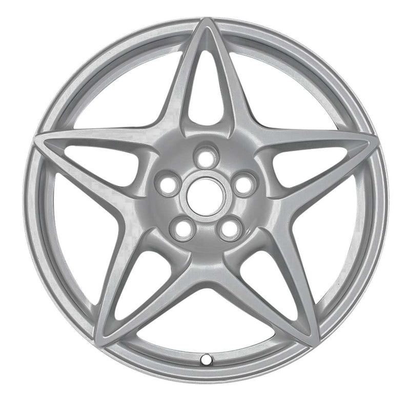 2008 Ferrari 599 Rueda 19" Plata Aluminio 5 Lug W98438S-2